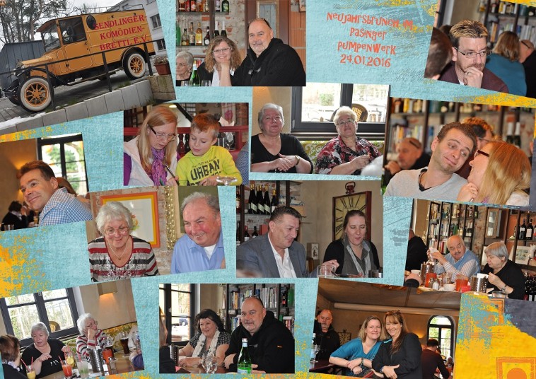 Kollage 1 - Neujahrs-Brunch des SKB 2016 im Pumpenwerk in Pasing
